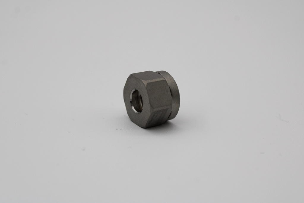 Überwurfmutter HP Anschluss Quarzglasreaktorrohr